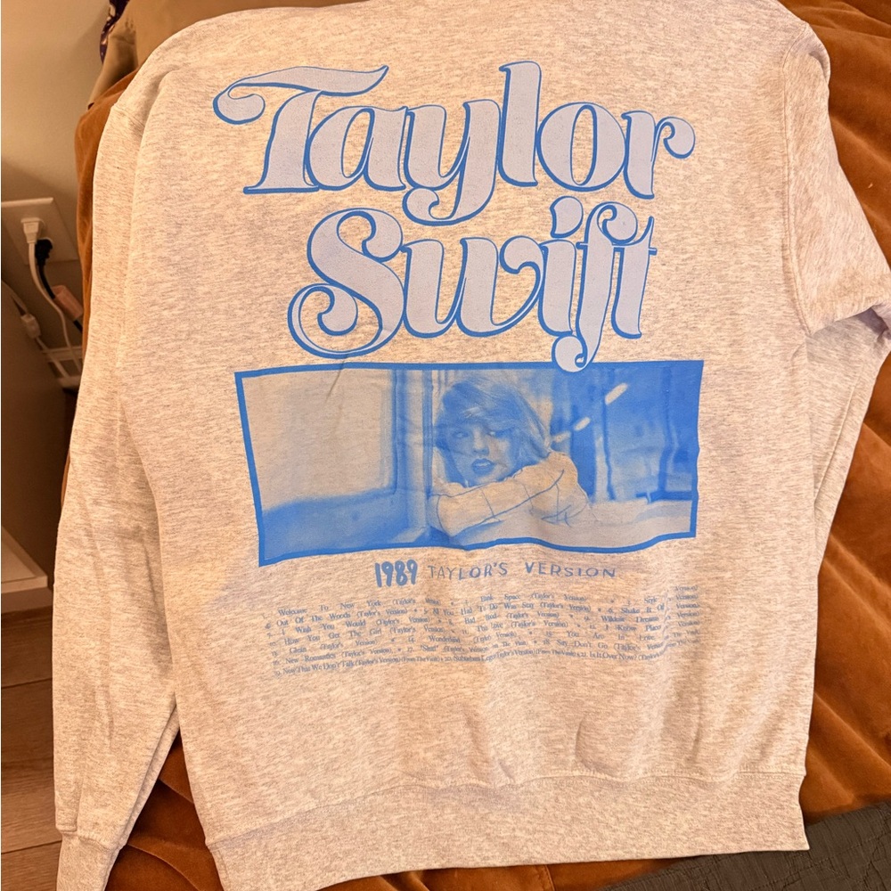 Taylor Swift 1989 Gray Hoodie